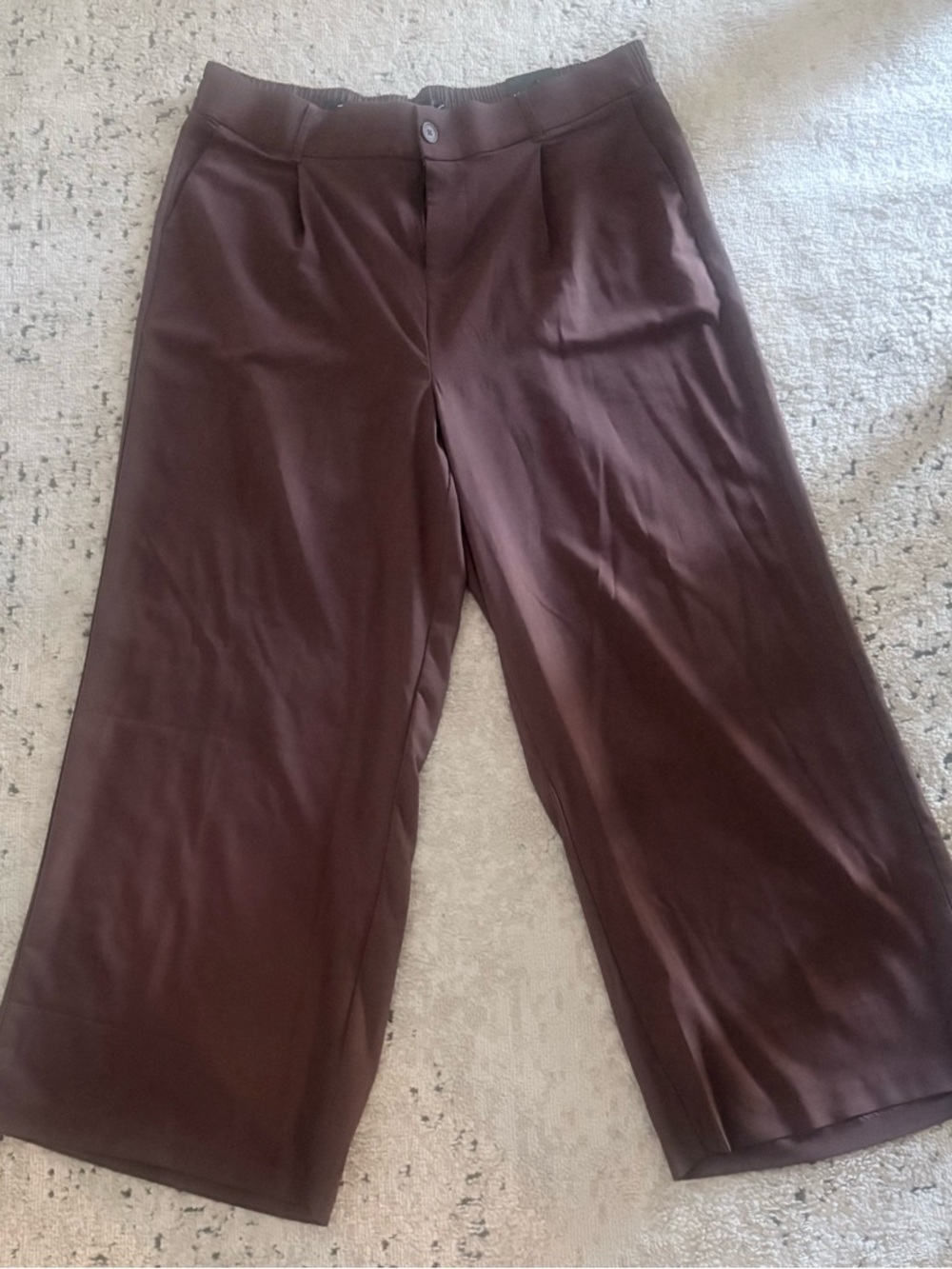 Studio by Torrid Brown Wide Leg Pants Size 16 Pull-On Elastic Waist